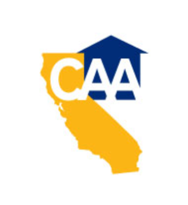 California map with CAA and house logo.