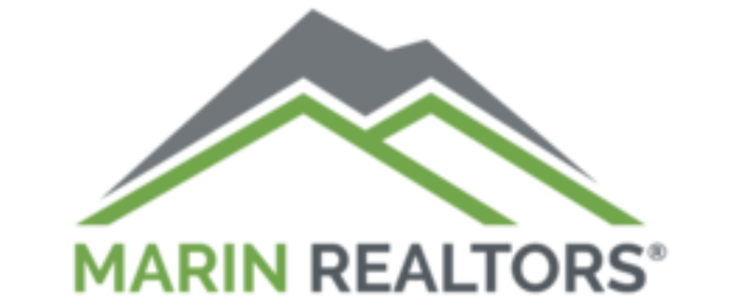 Marin Realtors logo with mountain design.